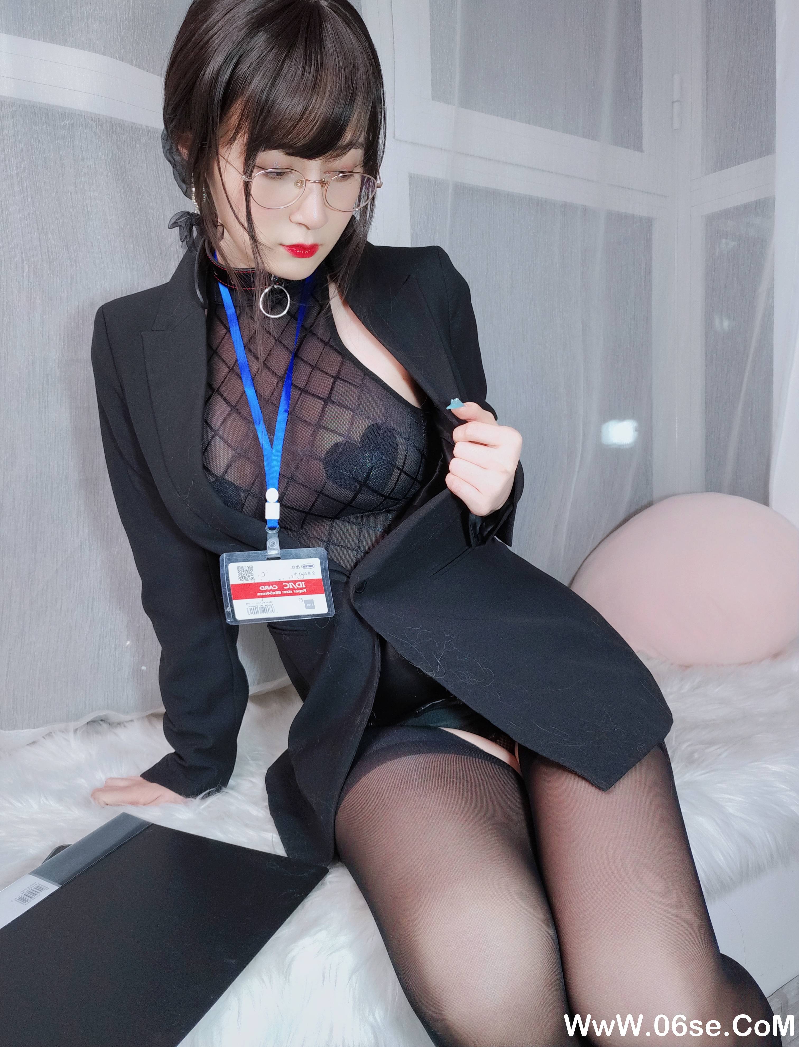 图片[15]-Coser小姐姐白银  NO.088– 黑丝情趣 [144P+8V1.22G]-六色网