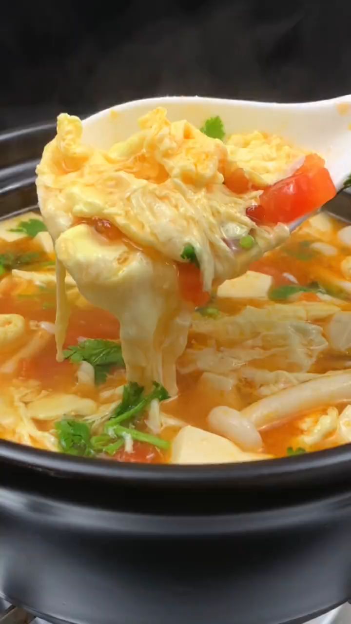 蔬菜豆腐汤这样做,简单又美味,小朋友的最爱!
