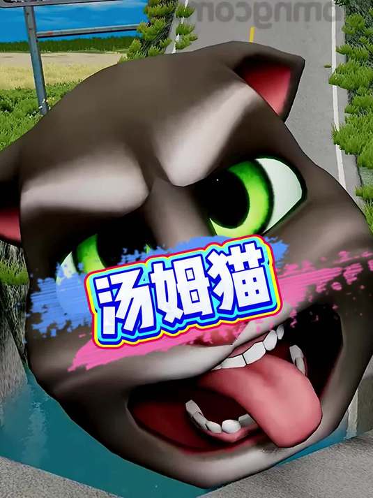 汤姆猫 搞怪游戏 这个游戏很好玩 汤姆猫
