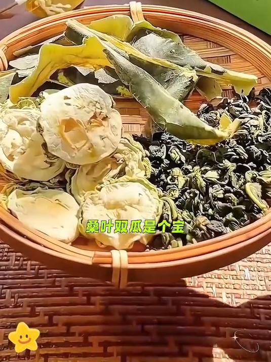 疯了!苦瓜冬瓜桑叶茶,霜后老桑叶入,清爽刮油超猛