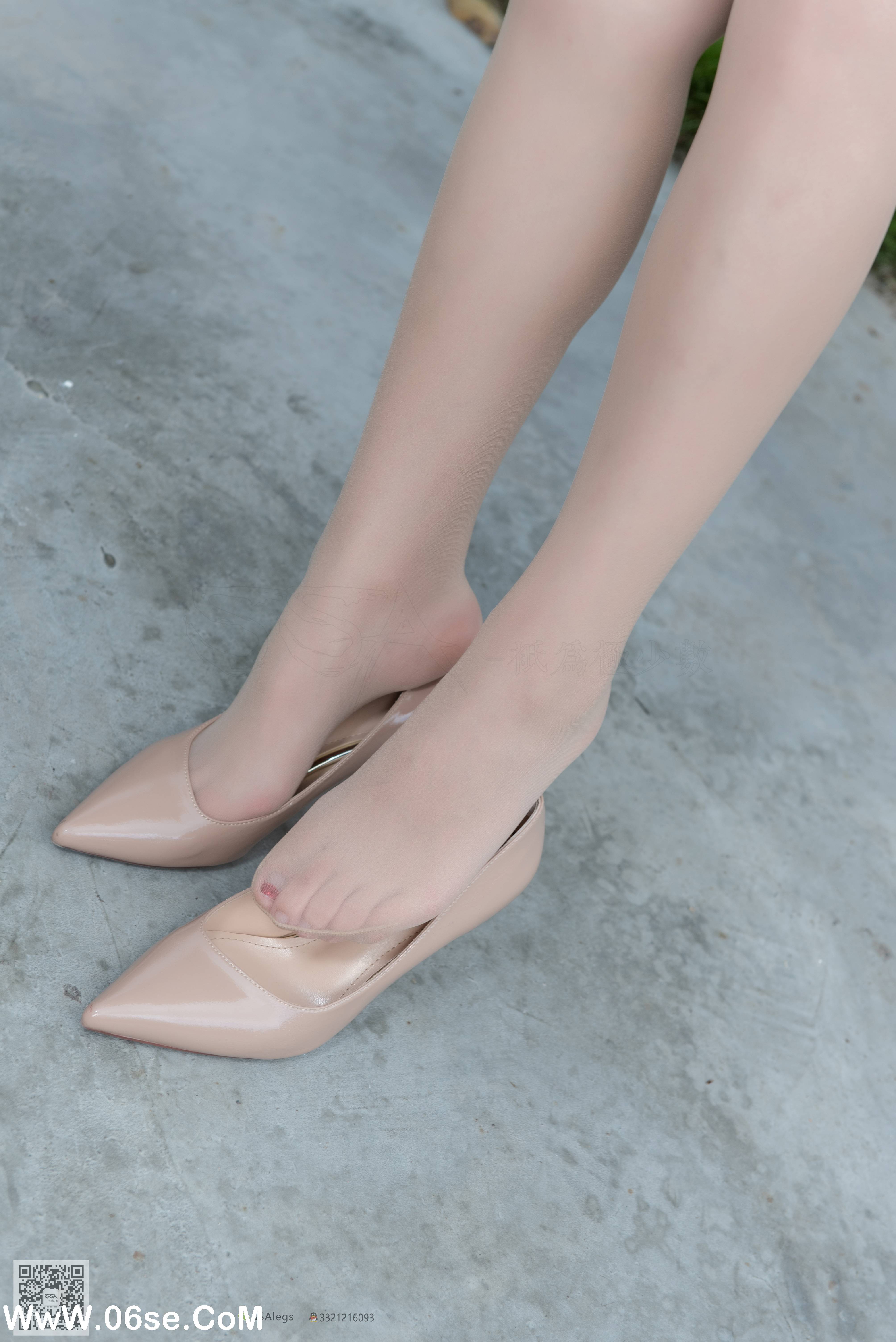 图片[41]-[SSA丝社] NO.024 芷沫 高冷混血女王芷沫肉丝街拍[101P1.03G]-六色网