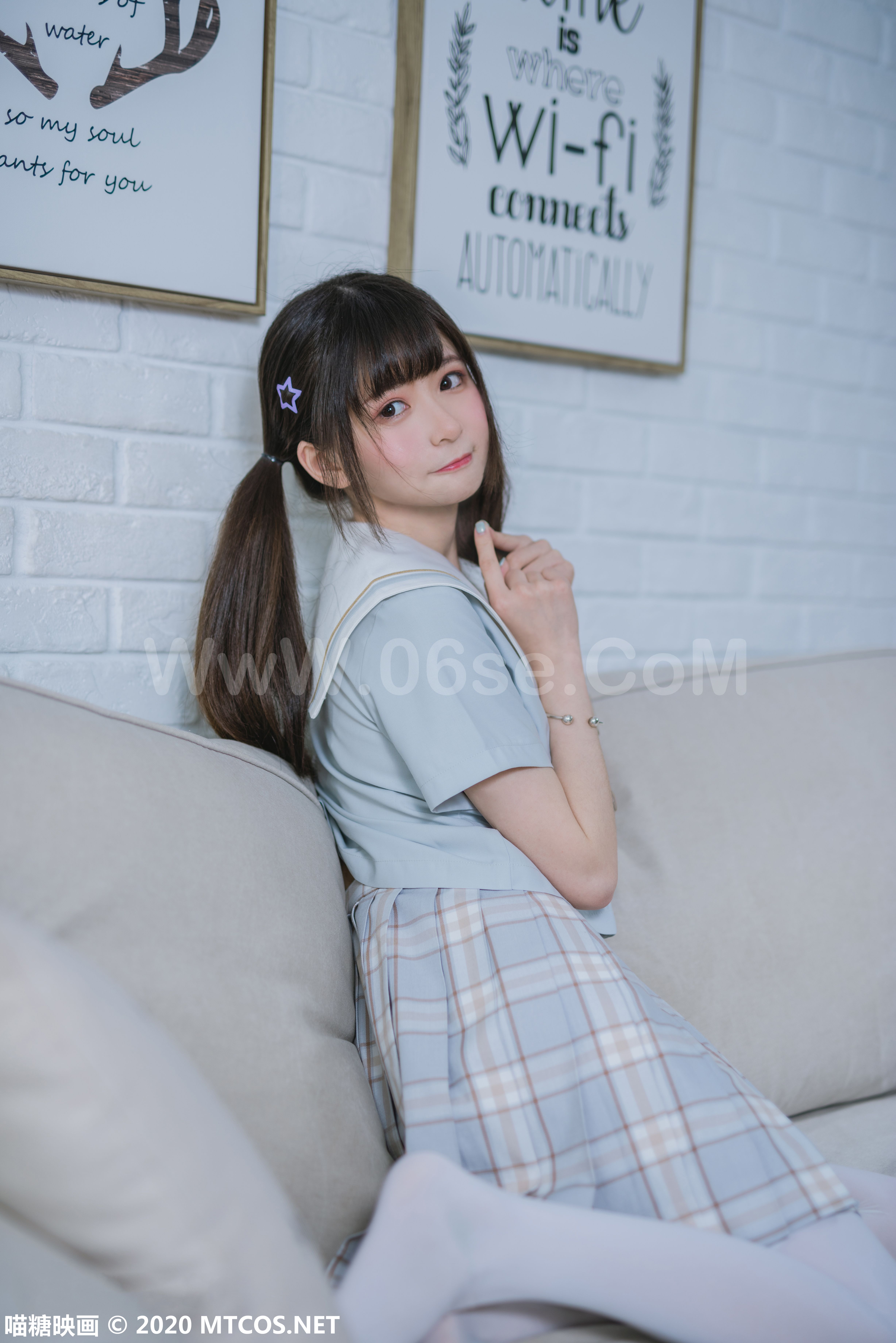 图片[15]-[MTCos] 喵糖映画 Vol.094 双马尾学妹-六色网