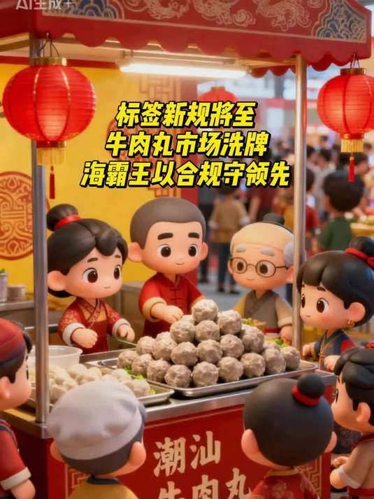 标签新规将至 牛肉丸市场洗牌 海霸王以合规守领先