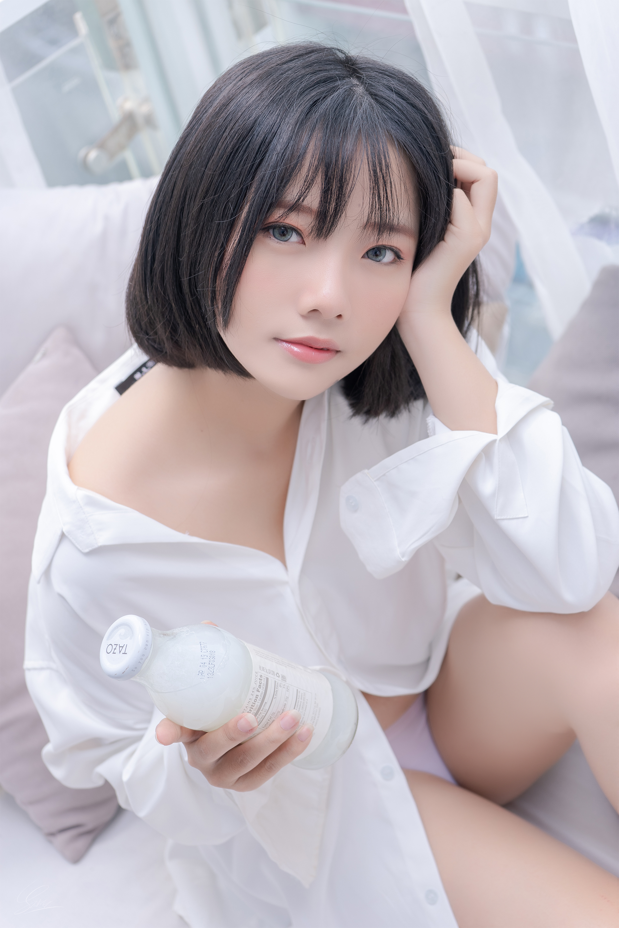 图片[23]-Messie Huang写真 NO.004 — Boyfriend’s shirt[26P60M]-六色网