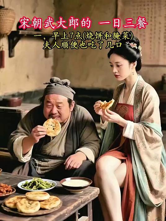 武大郎贫寒的一日三餐,只为省钱让潘金莲过好生活!