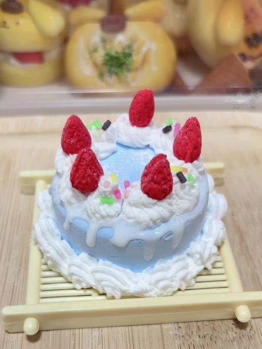 粘土教程可爱到犯规复古奶油蛋糕