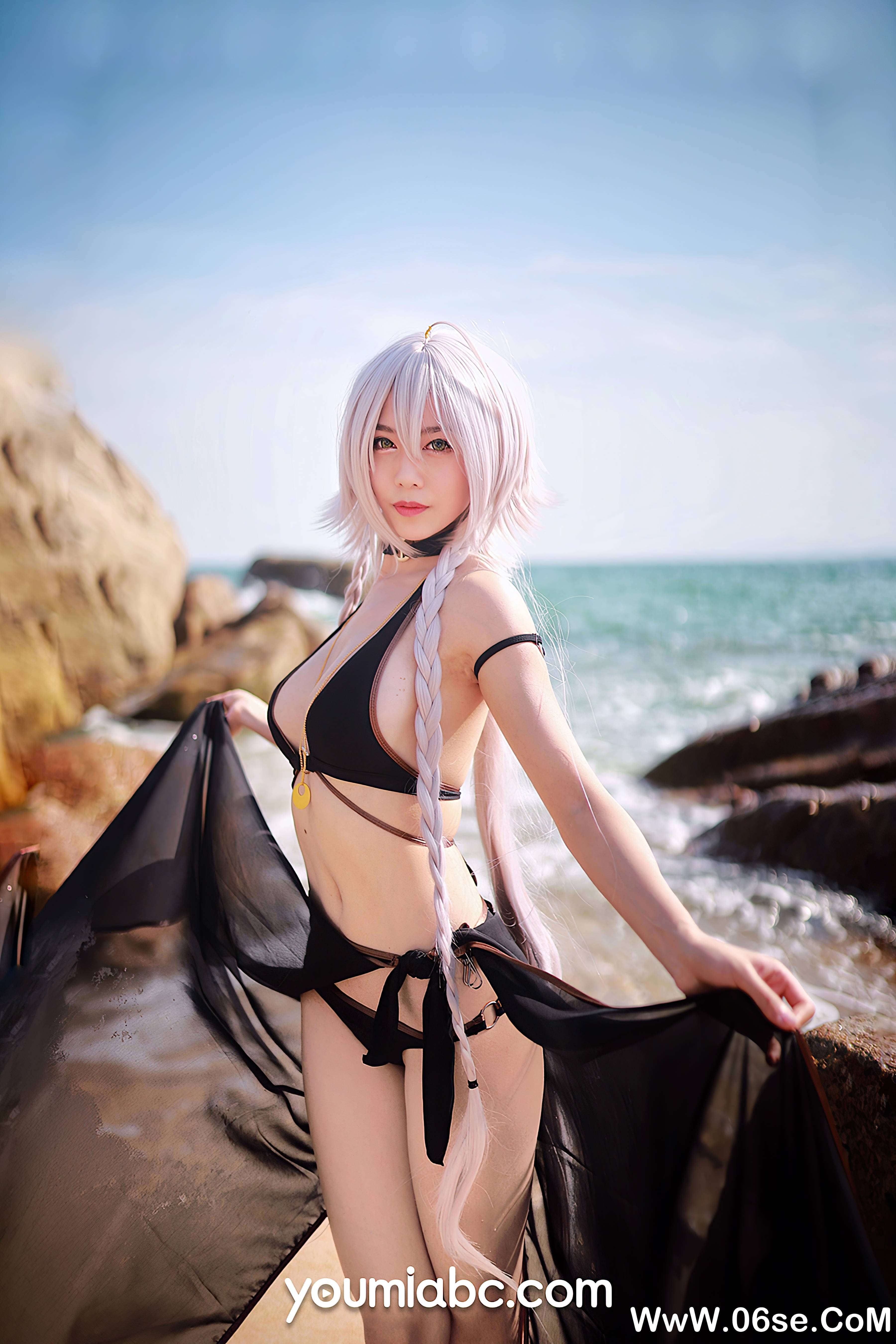 图片[2]-[YouMi尤蜜] 2020.12.14 FGO~泳装黑贞德 抖娘利世[24+1P502M]-六色网