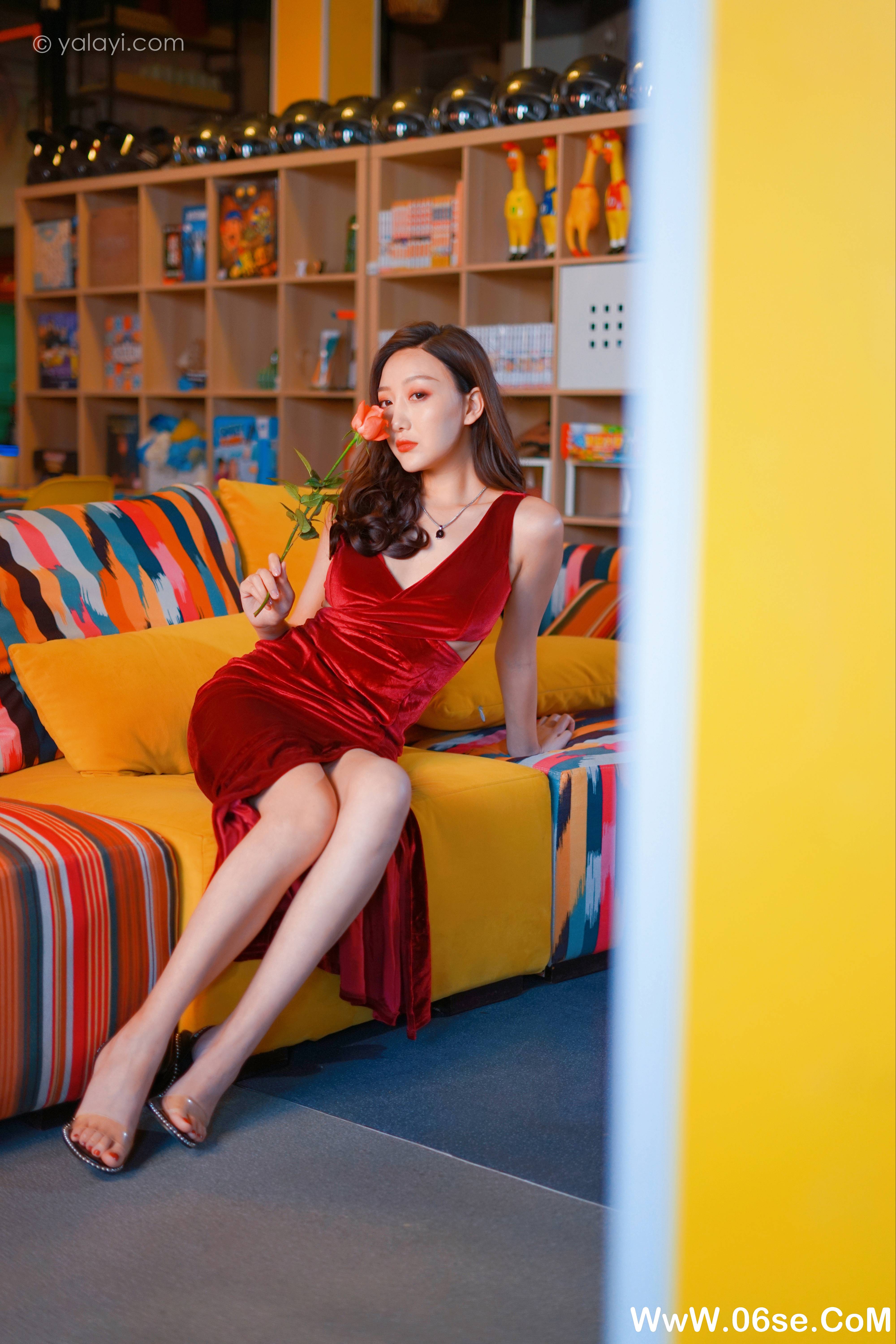 图片[24]-[YALAYI雅拉伊] 2021.12.16 NO.873 蕊思《美人一笑也倾城》[40+1P702M]-六色网