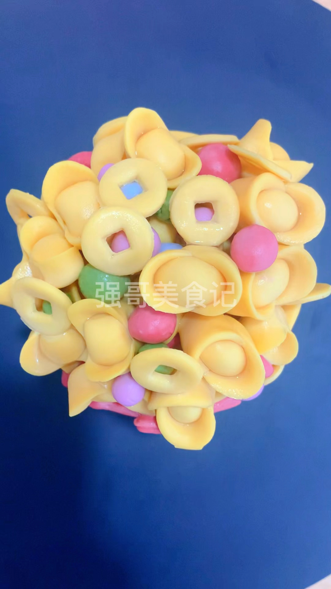 招财进宝大花馍