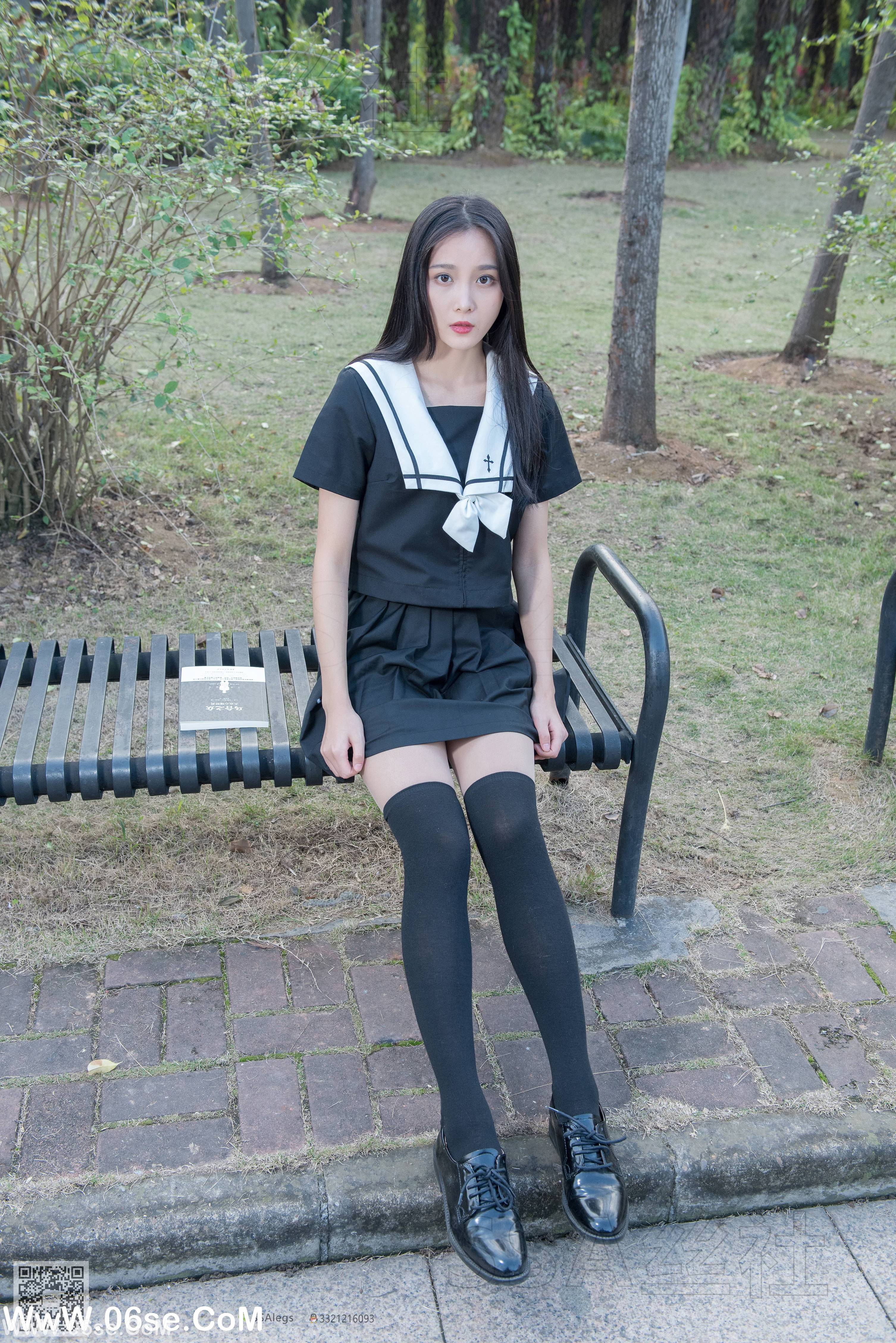 图片[55]-[SSA丝社] NO.060 君君 JK制服游公园[111P2.00G]-六色网
