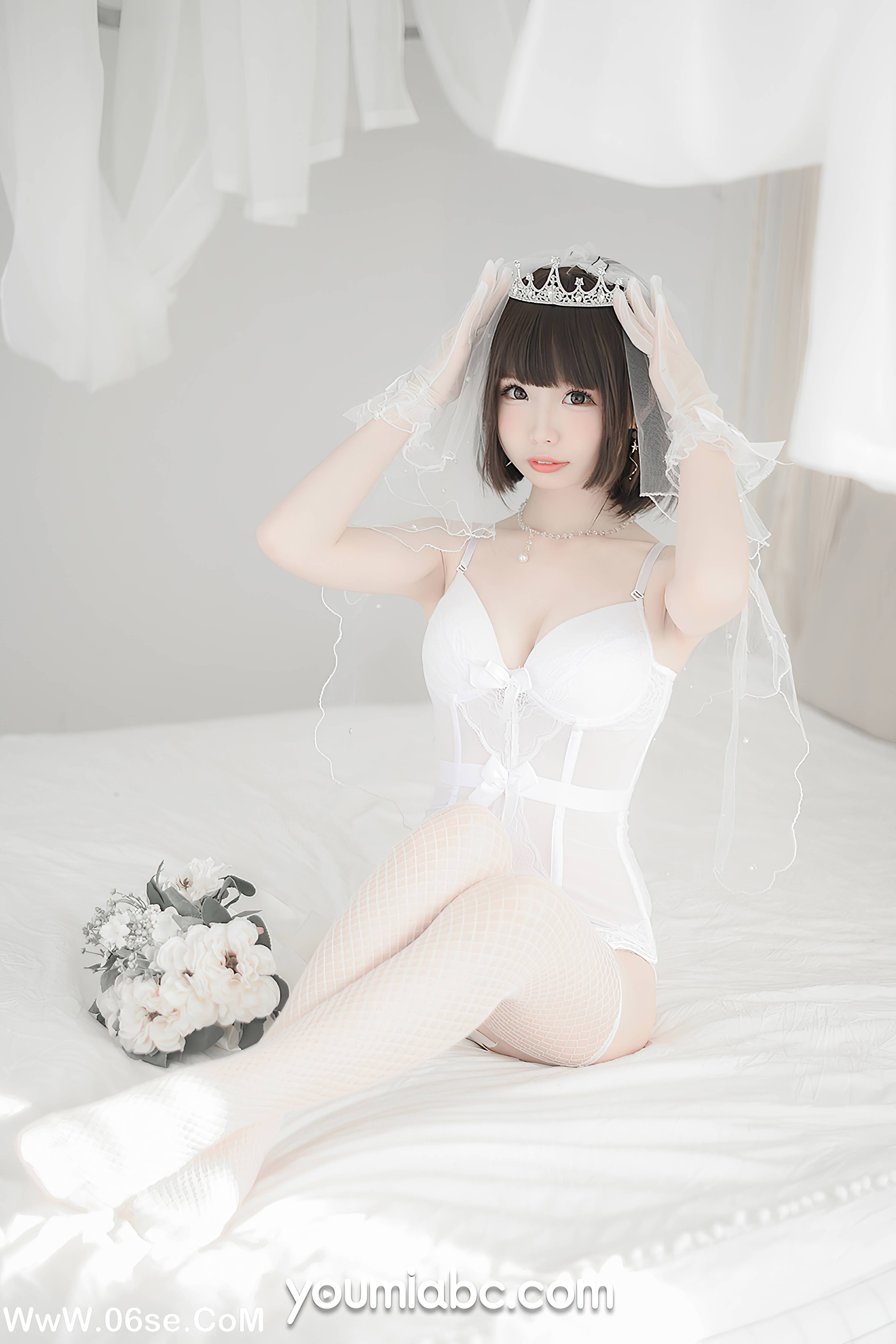 图片[11]-[YouMi尤蜜] 2020.11.10 白皙花嫁 甜椒妙妙mio[41+1P651M]-六色网