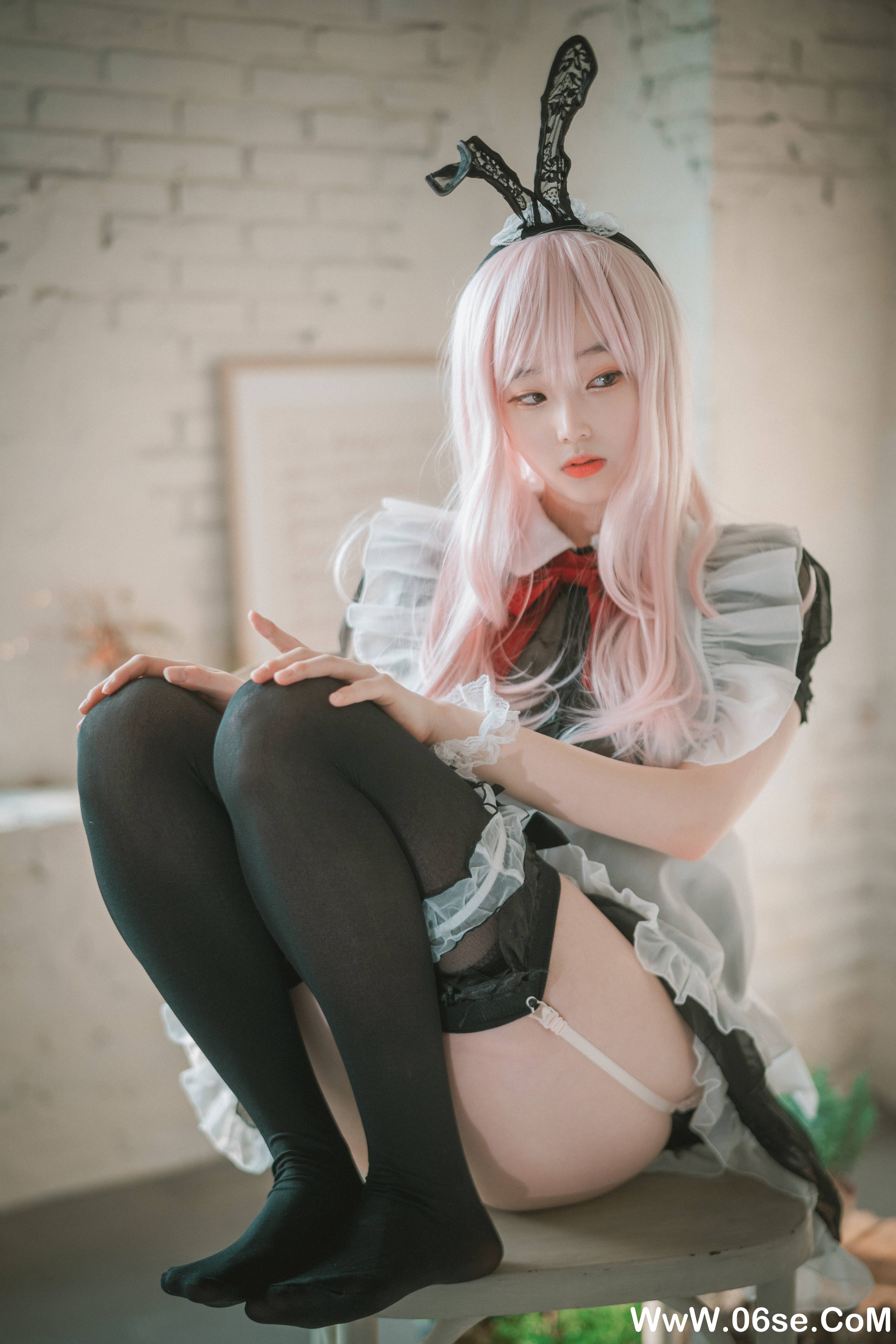 图片[3]-DJAWA — NO.122 Sheer Bunny Maid [51P450M]-六色网