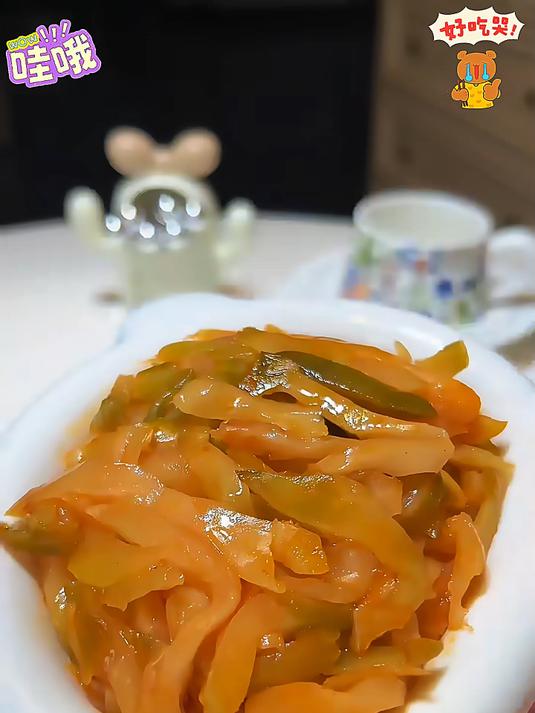 涪陵榨菜鲜嫩脆爽配粥夹馒头都好吃