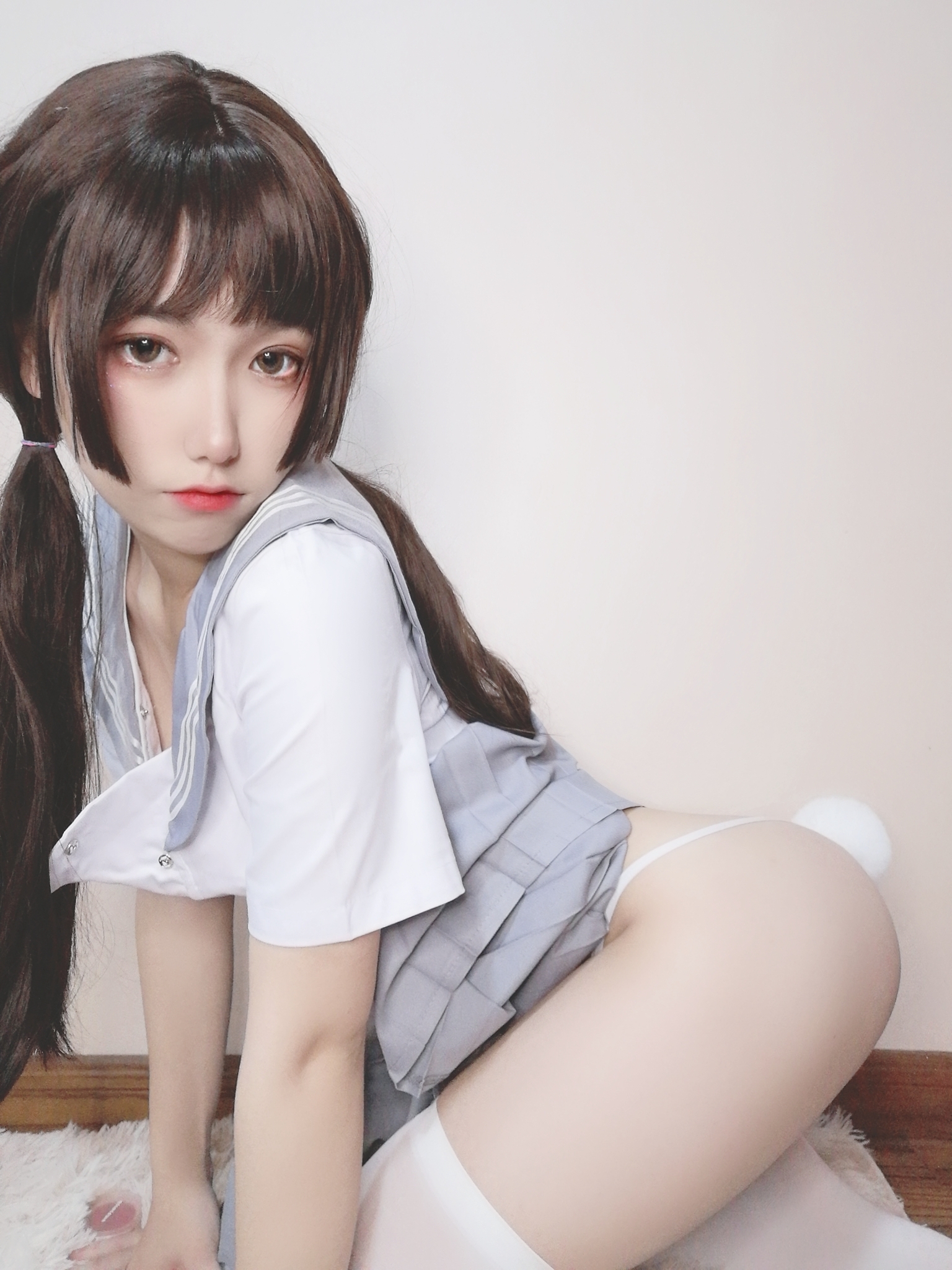 图片[27]-芋圆侑子SJ_ NO.014 – 白丝jk[77P+9V133M]-六色网