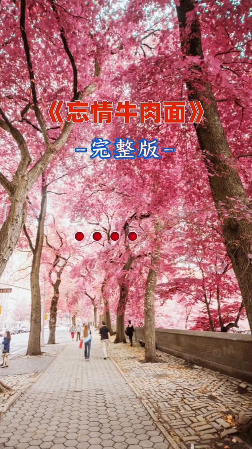 一首好听的歌曲《忘情牛肉面》送给大家!