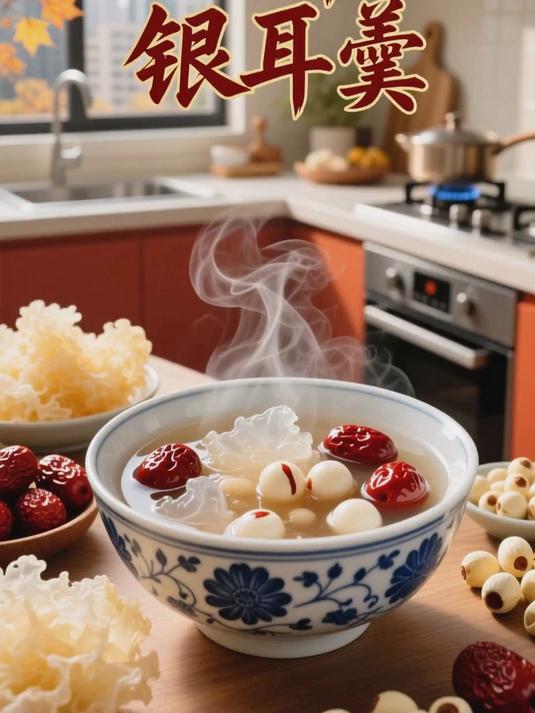 重阳节养生秘籍，银耳红枣莲子羹