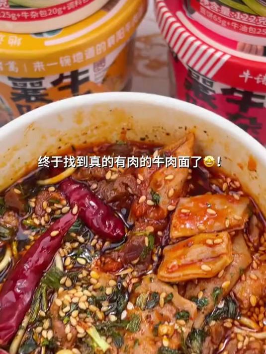 牛诸葛襄阳牛肉面牛杂面速食面条臊子面方便面泡面