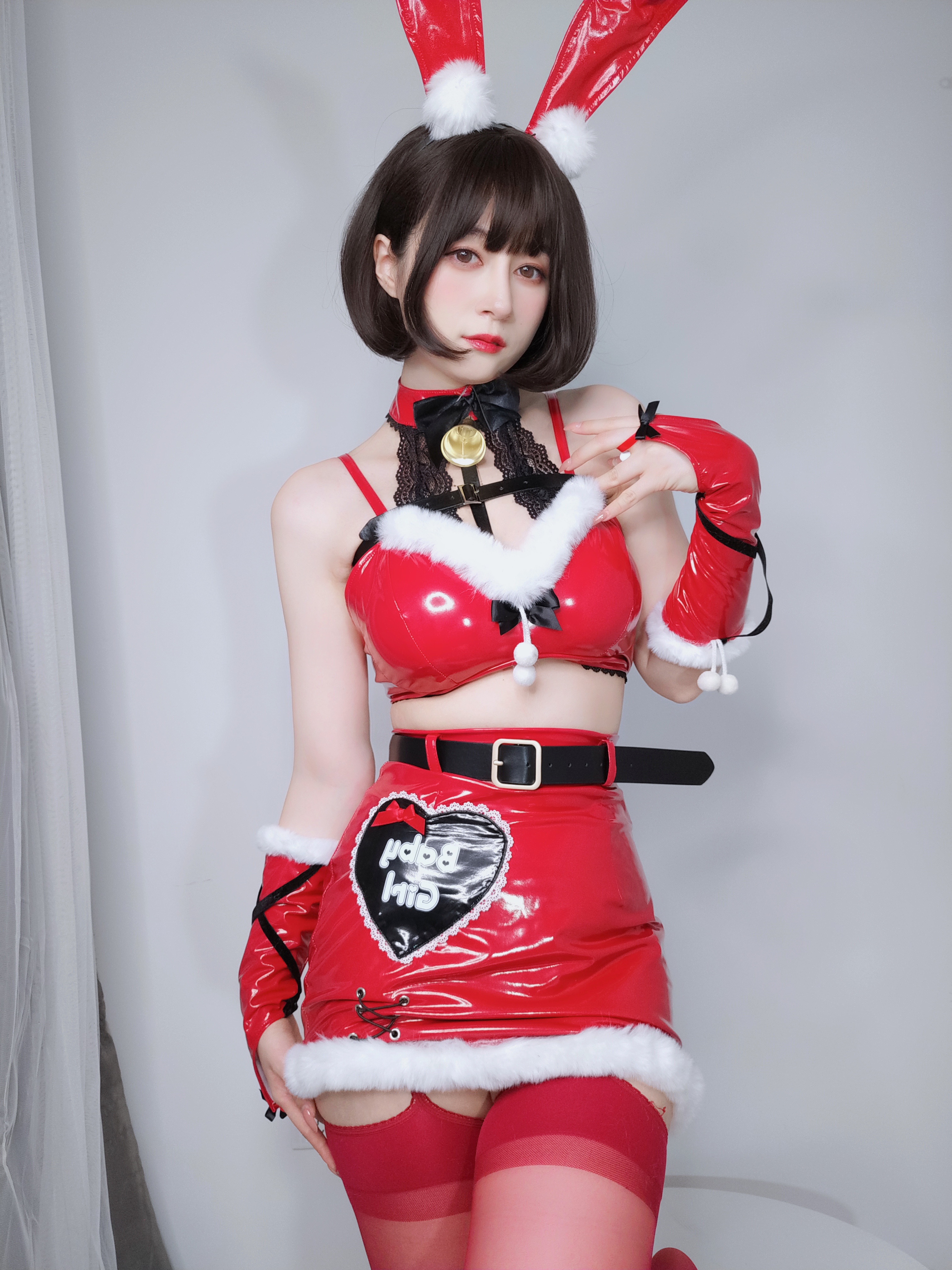 图片[36]-Coser小姐姐白银 NO.160 — Christmas Bunny [50P138M]-六色网