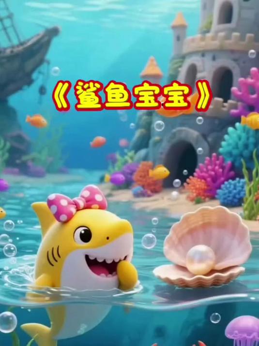 益智启蒙早教儿歌动画《鲨鱼宝宝》