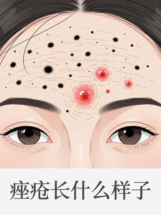 痤疮长什么样子