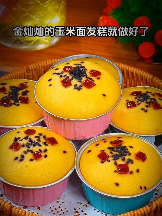 不用揉面用筷子搅一搅就能做的发糕