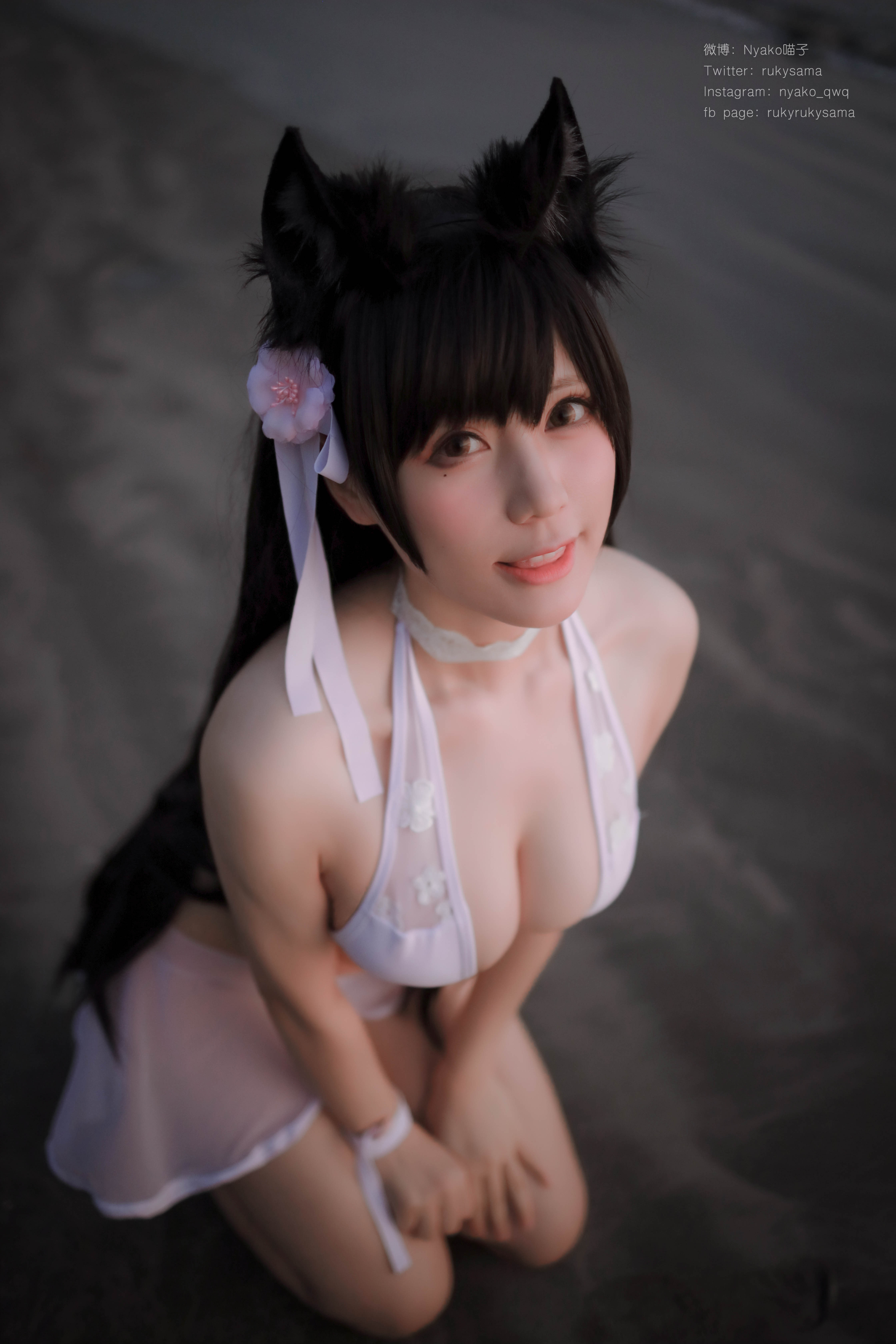 图片[19]-Nyako喵子 NO.011 – 爱宕泳装[25P31M]-六色网