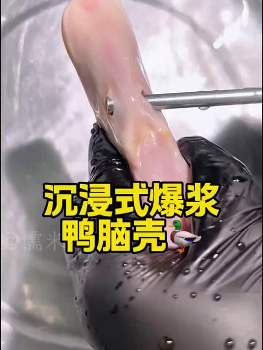 沉浸式爆浆鸭脑壳这声音也是cuicui滴