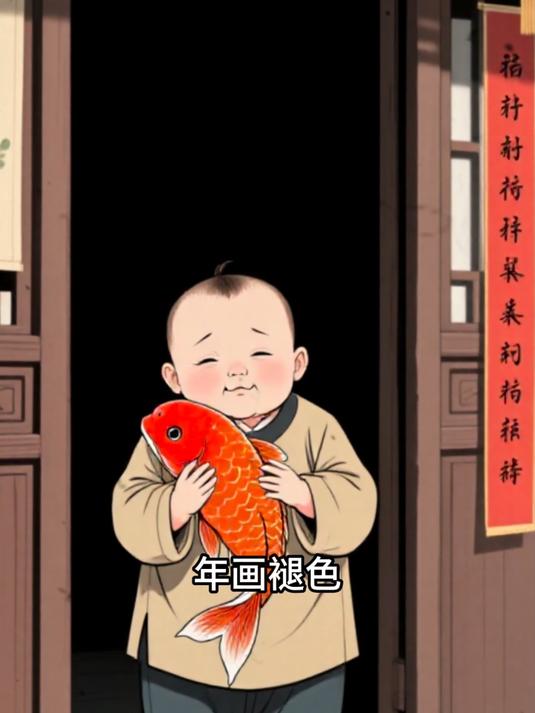 民间故事:年画褪色