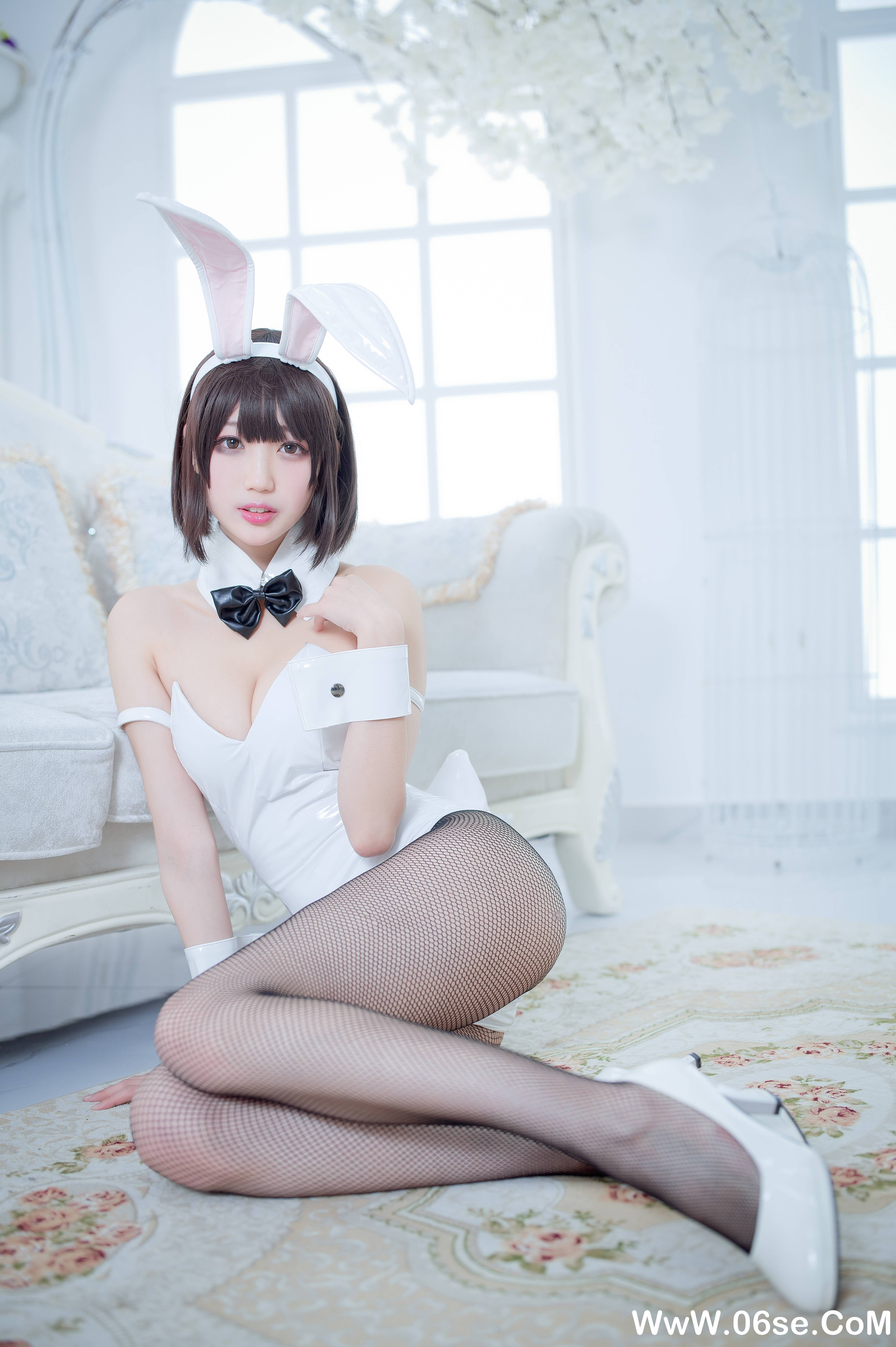 周叽是可爱兔兔 NO.035 – 加藤惠兔女郎 [32P346M]-六色网