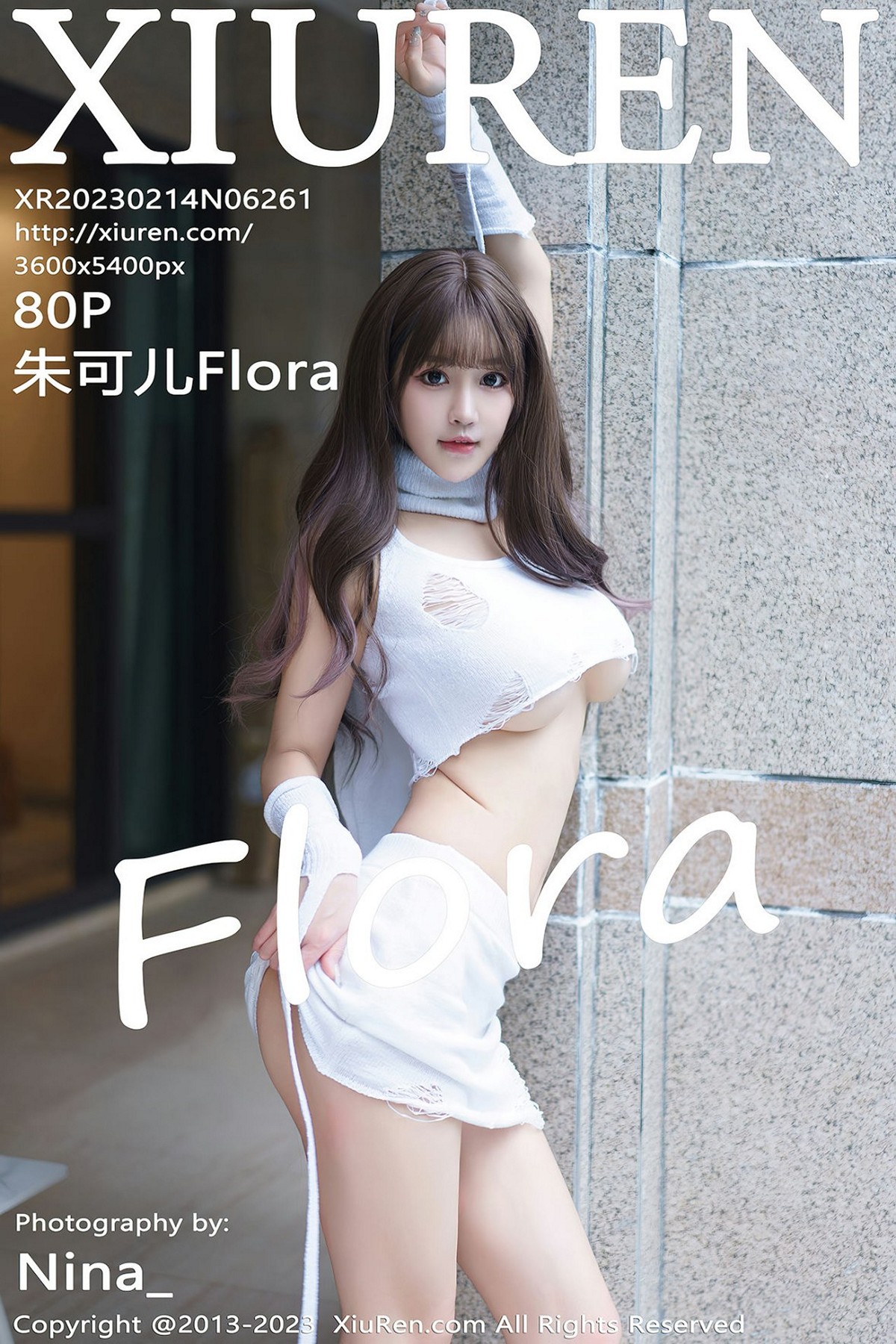 【XiuRen秀人网】2023.02.14 Vol.6261 朱可兒Flora【80P】-六色网-六色网