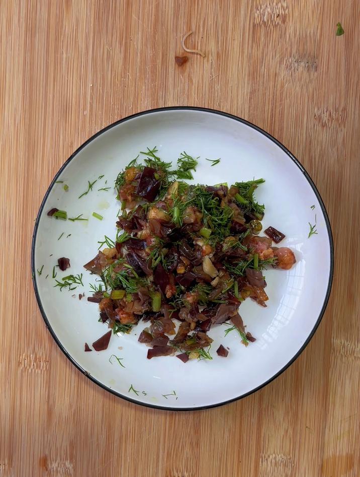 茴香肉饺子如何拌馅,跟我这样拌就行了