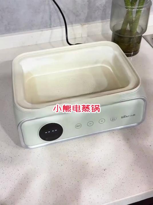 小熊大容量电蒸锅,宝宝午餐神器!