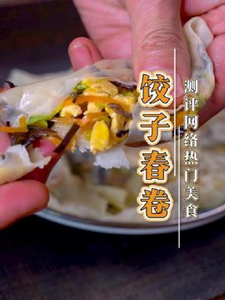 跟着 视频做出来的饺子春卷真的好吃吗