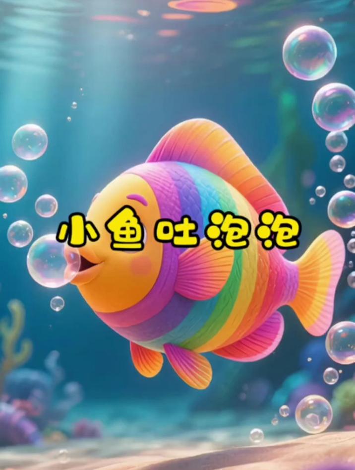 0-9岁早教启蒙儿歌《小鱼吐泡泡》