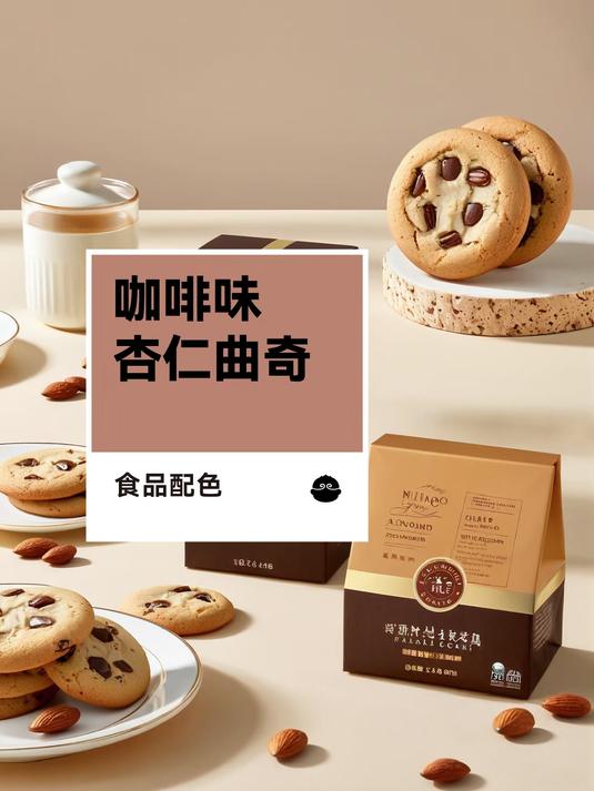 曲奇包装设计配色