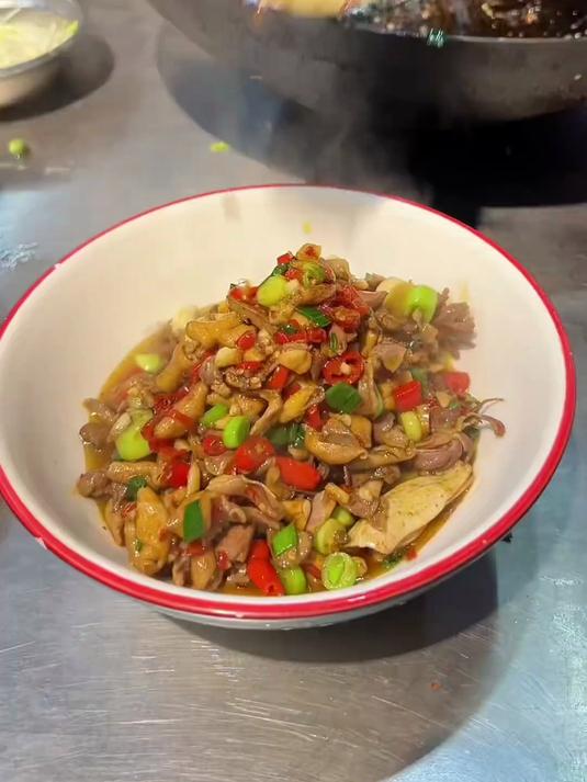 鸡杂这样炒我就问你爱不爱、是不是小时候的那个味道?