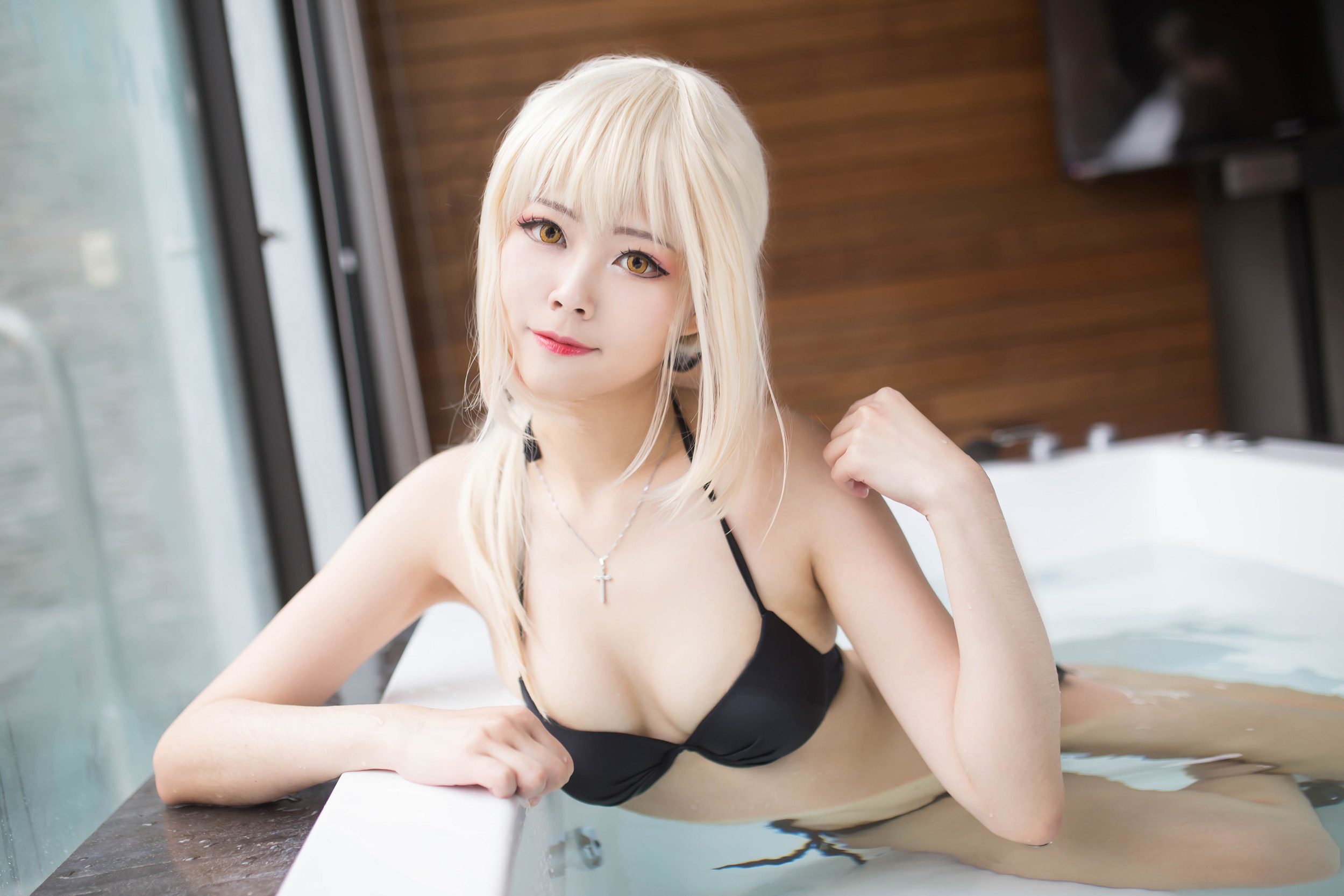 图片[83]-Coser萱-KaYa NO.132 — 黑贞 黑呆毛下着[83P45M]-六色网