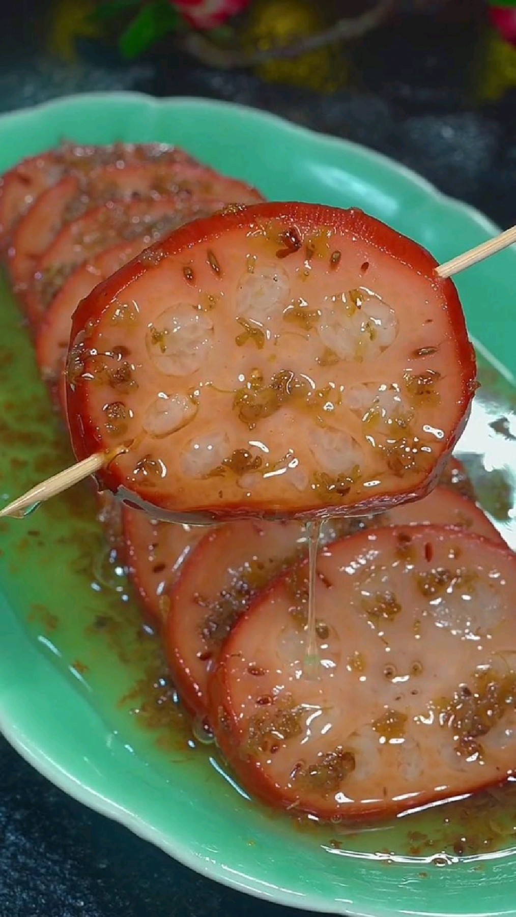 桂花糯米藕你就像我这样做