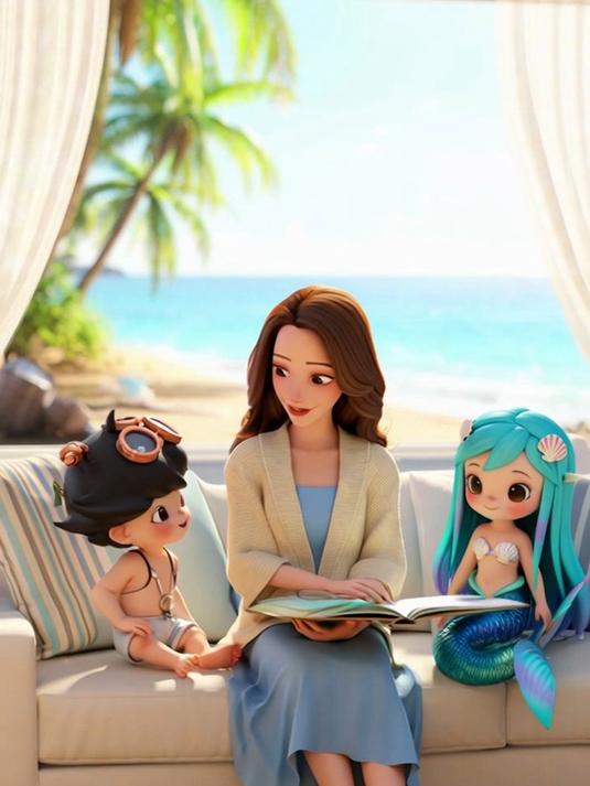 小尧与美人鱼的故事108妈妈的亲子绘本共读