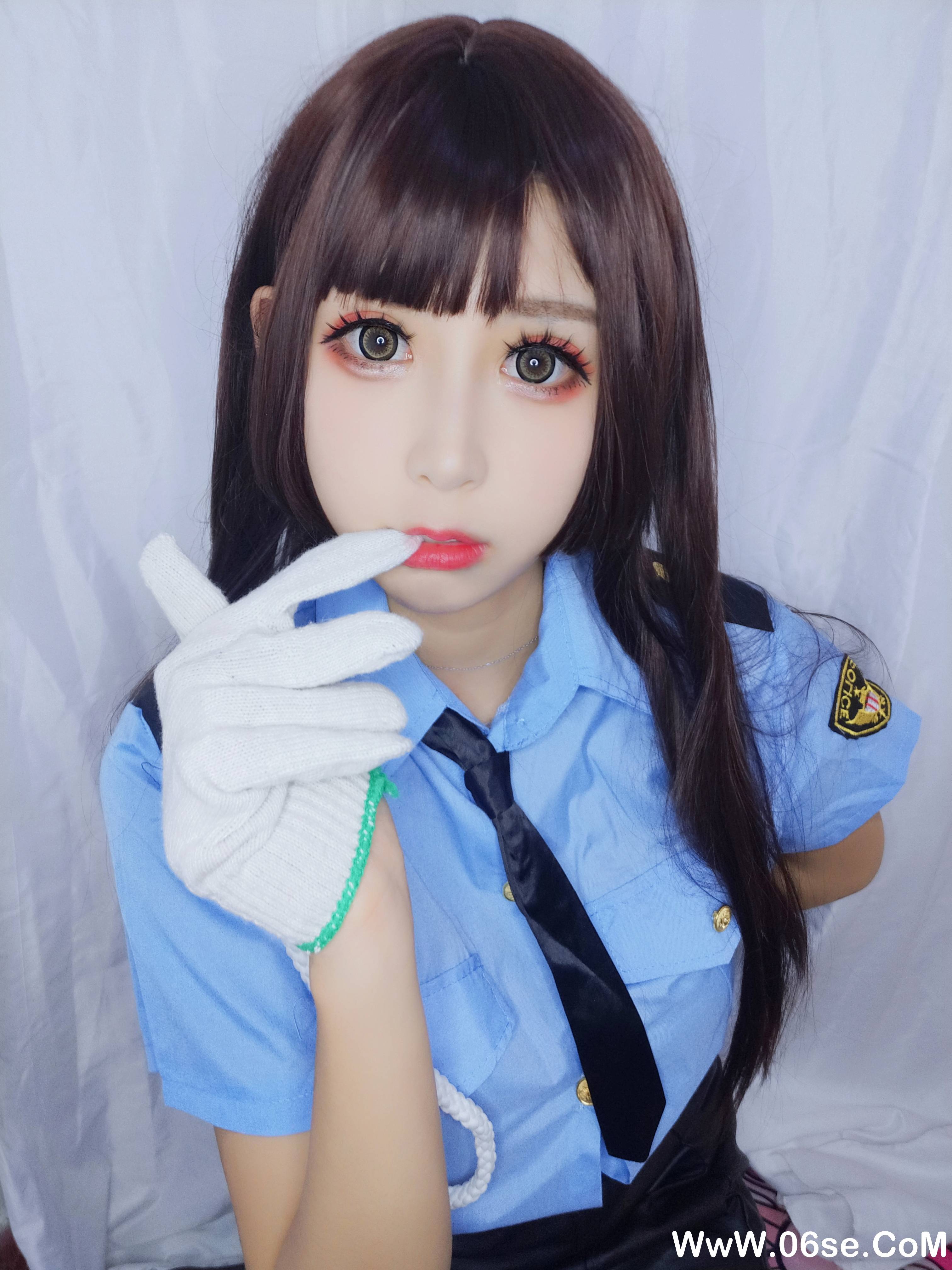 图片[2]-黑米粥 NO.009 –  蓝色制服 [15P+1V112M]-六色网