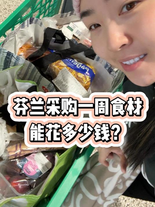一家四口在芬兰一周食材采购、要花多少钱?!