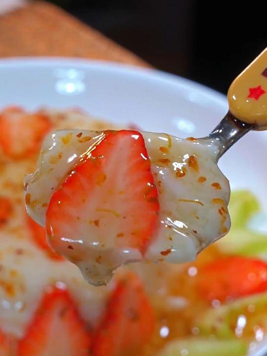 孩子爱吃的草莓山药蛋糕