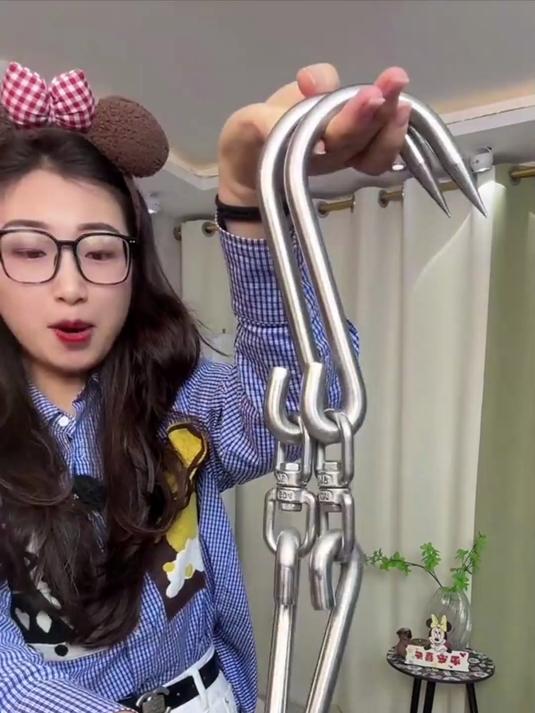 告别细钩易断!这款加厚S型不锈钢钩,大块肉也轻松挂!