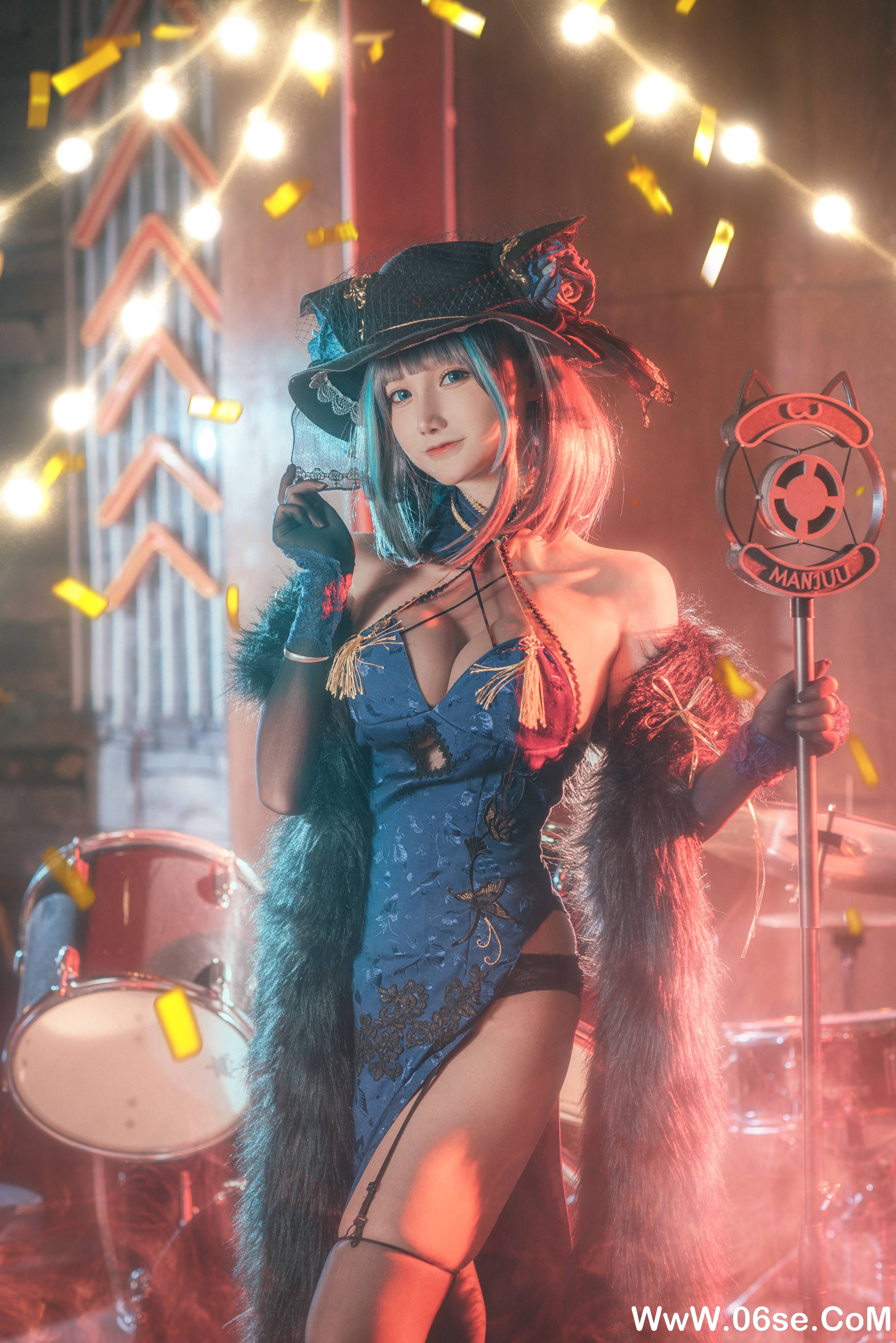 图片[3]-仙九Airi NO.017 — 柴郡旗袍 [22P369M]-六色网