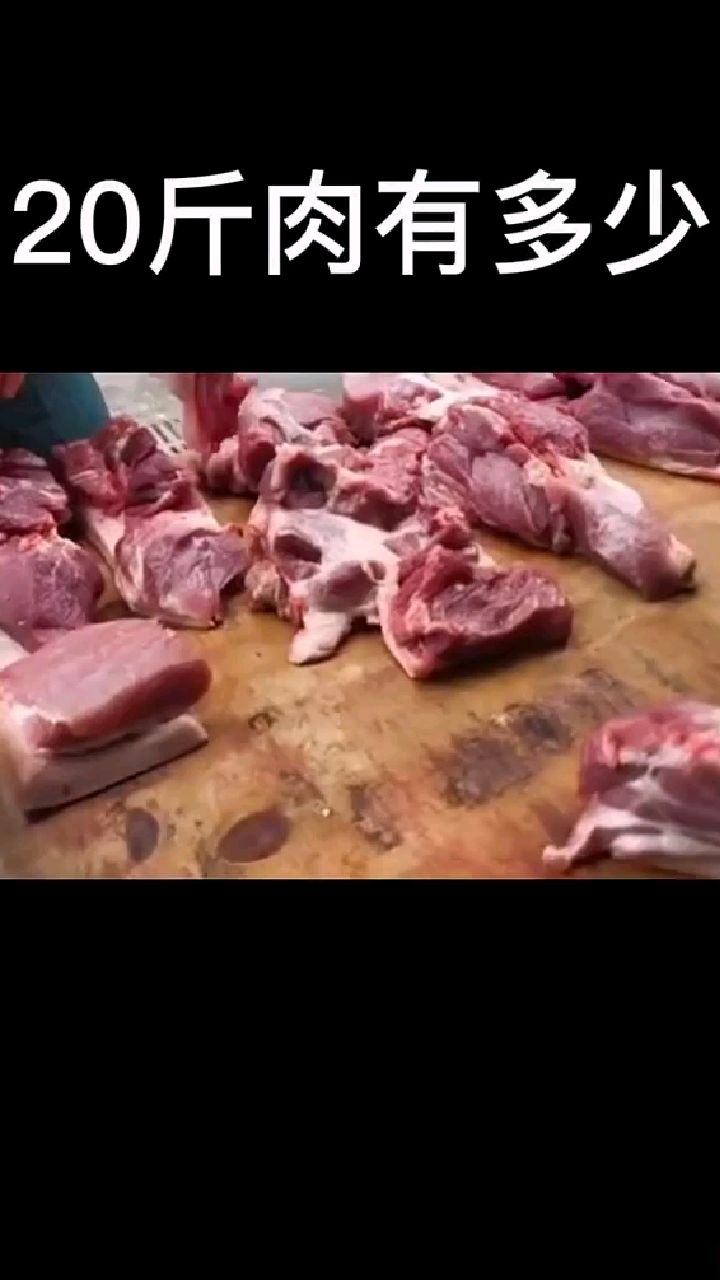 20斤肉有多少?
