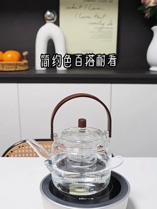 小熊电陶炉小型煮茶壶新款煮茶炉全玻璃养生壶家用多功能办公室