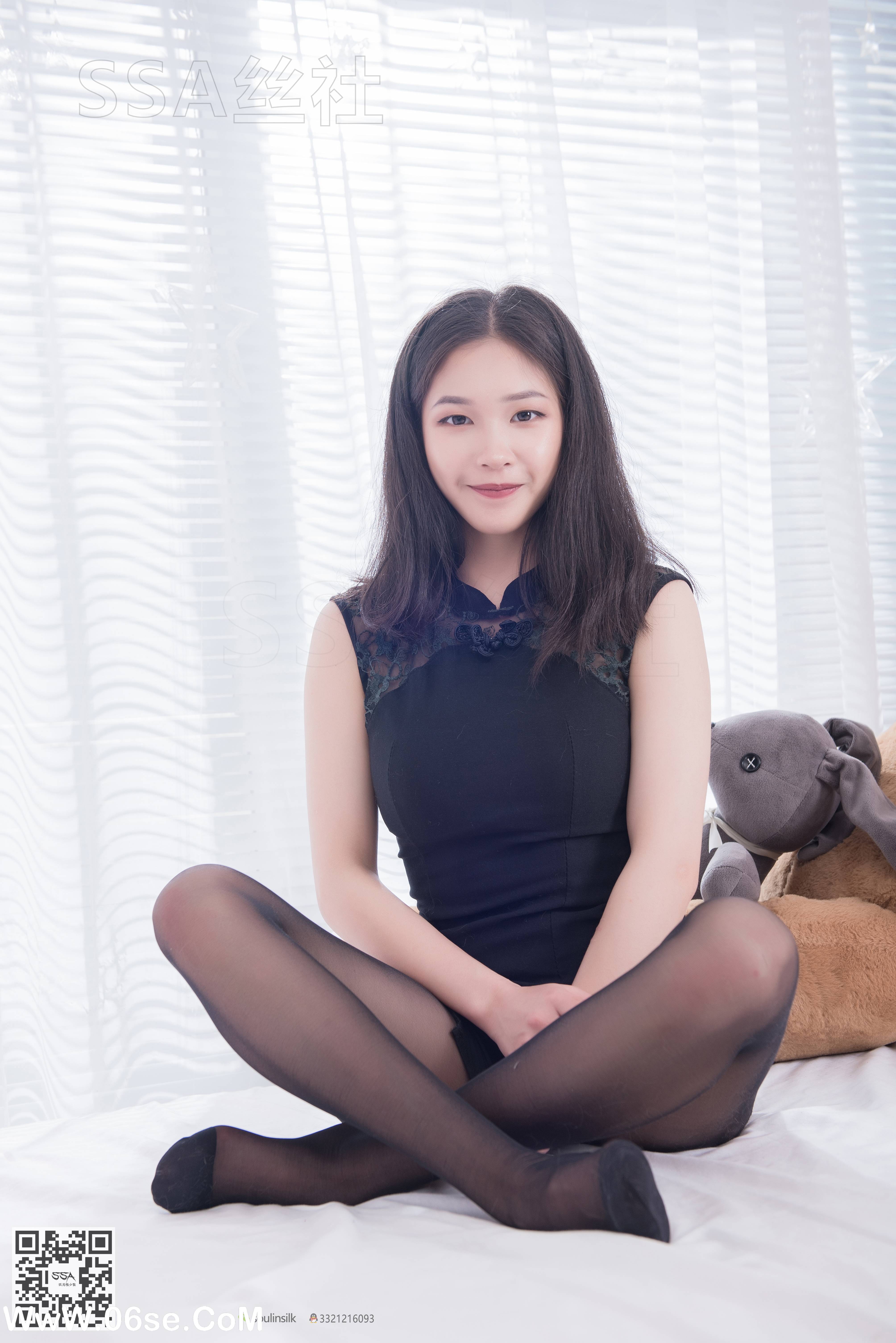 图片[112]-[SSA丝社] NO.101 佳佳 腿模佳佳短旗袍性感特写[135P1.26G]-六色网