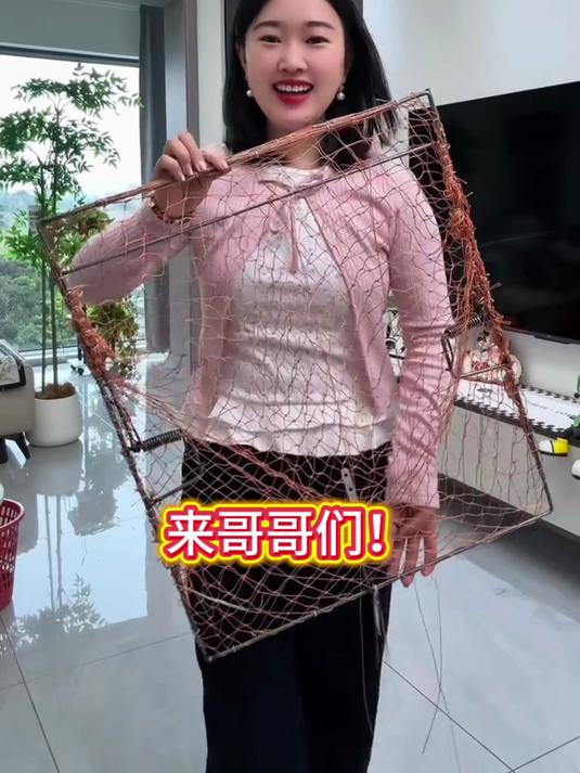 农村小妹自制“抓鸡神器”火了，一天抓上百只，太厉害了！