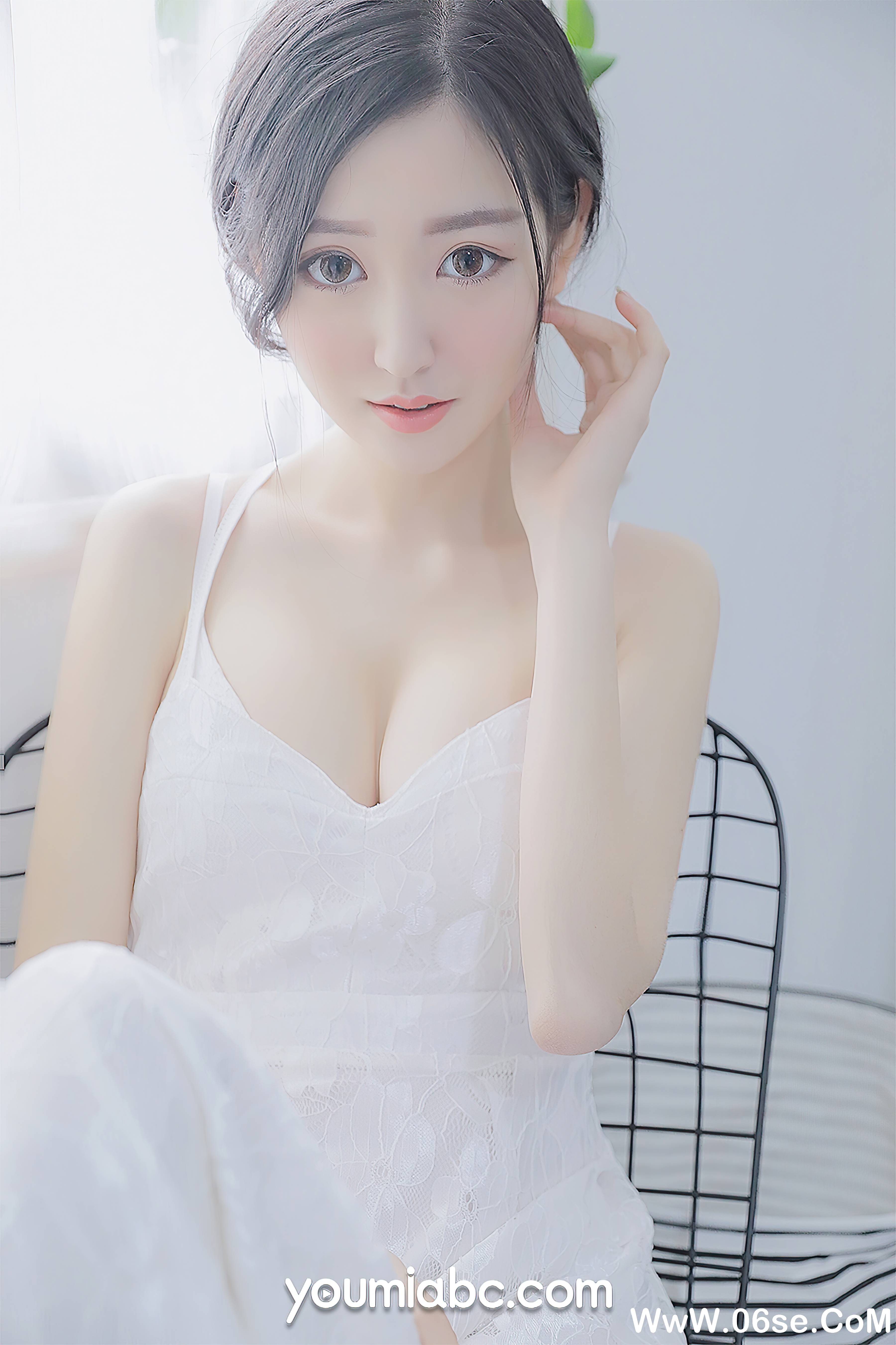 图片[2]-[YouMi尤蜜] 2021.04.22 白裙少女 沈梦瑶[23+1P398M]-六色网