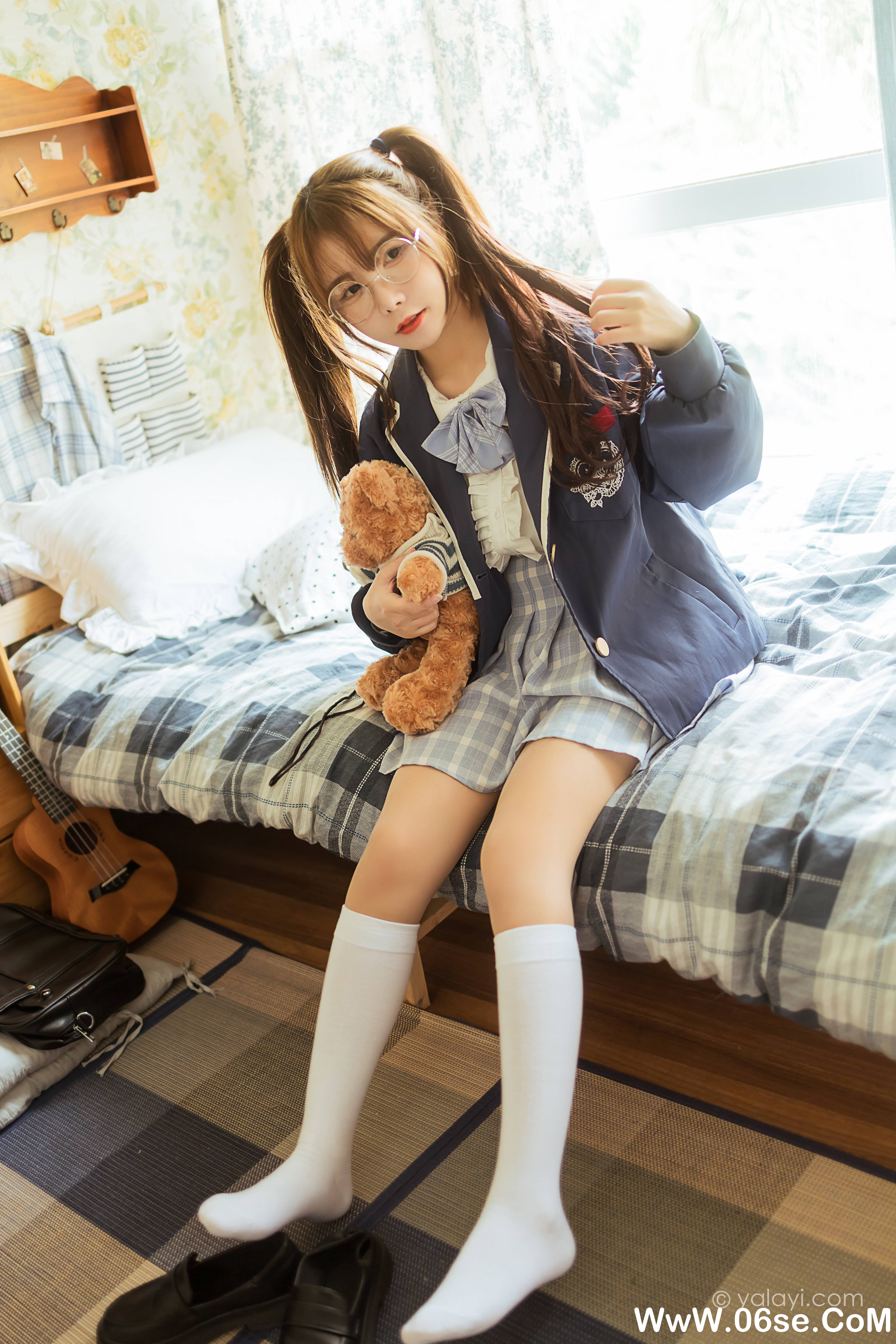 图片[4]-[YALAYI雅拉伊] 2021.07.13 NO.813 钰慧《最爱的jk制服》[40+1P480M]-六色网